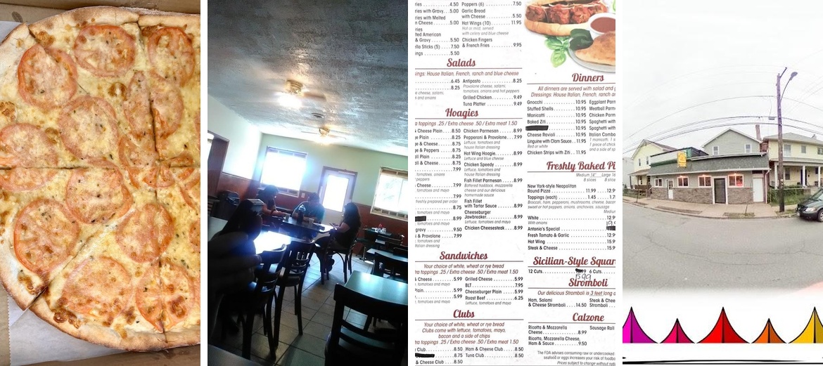 Antonio's Menu