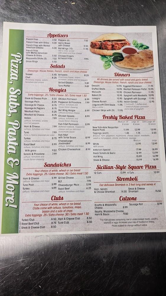 Antonio's Menu image 1
